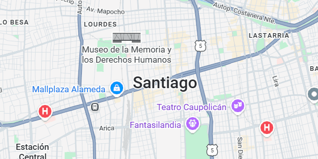 Mapa de Santiago
